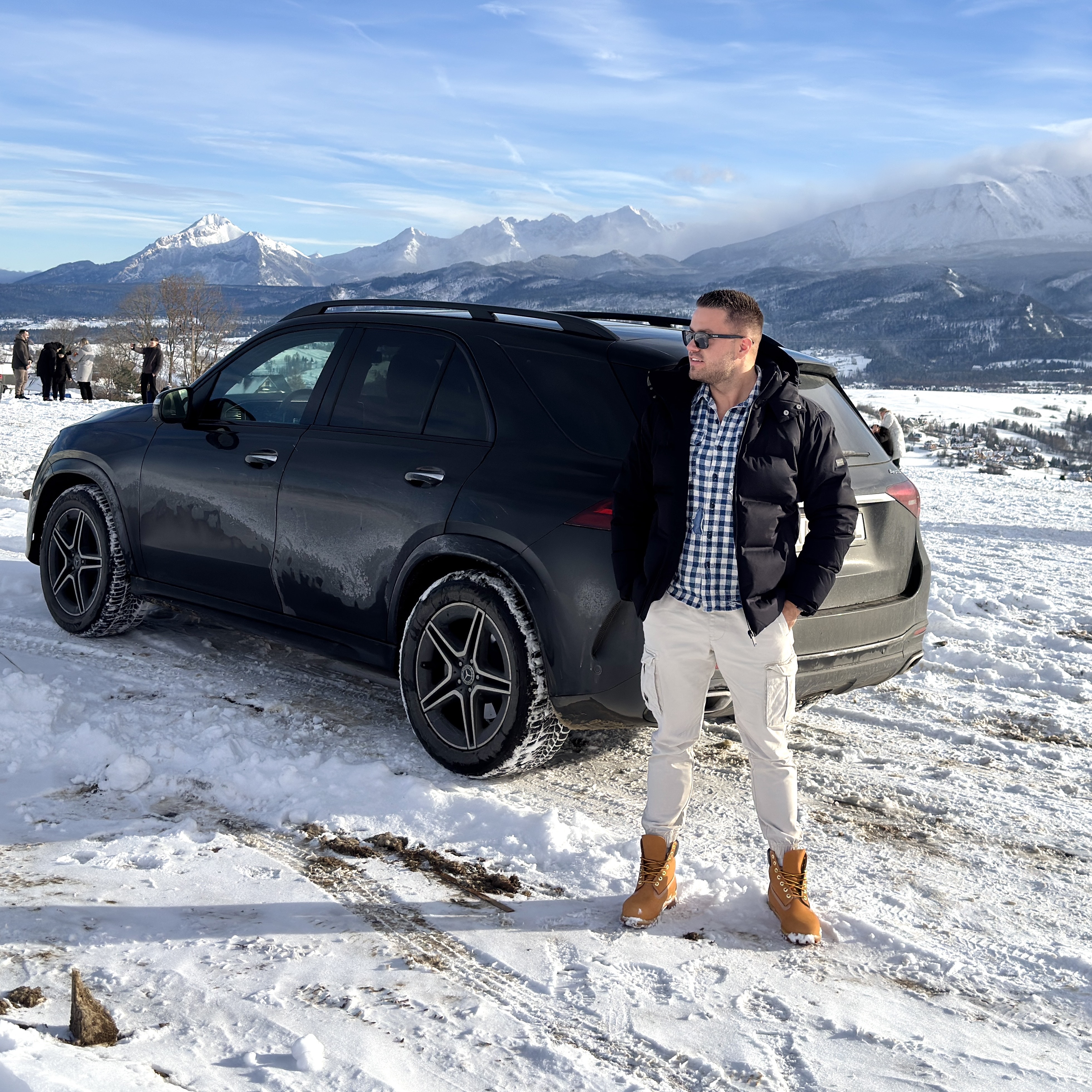 Matt from MS Photography in a snowy mountain landscape